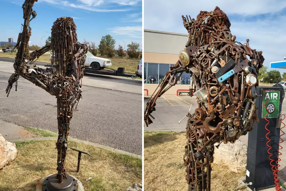 Strange, Uncommon Art In The Panhandle Outside Of Amarillo